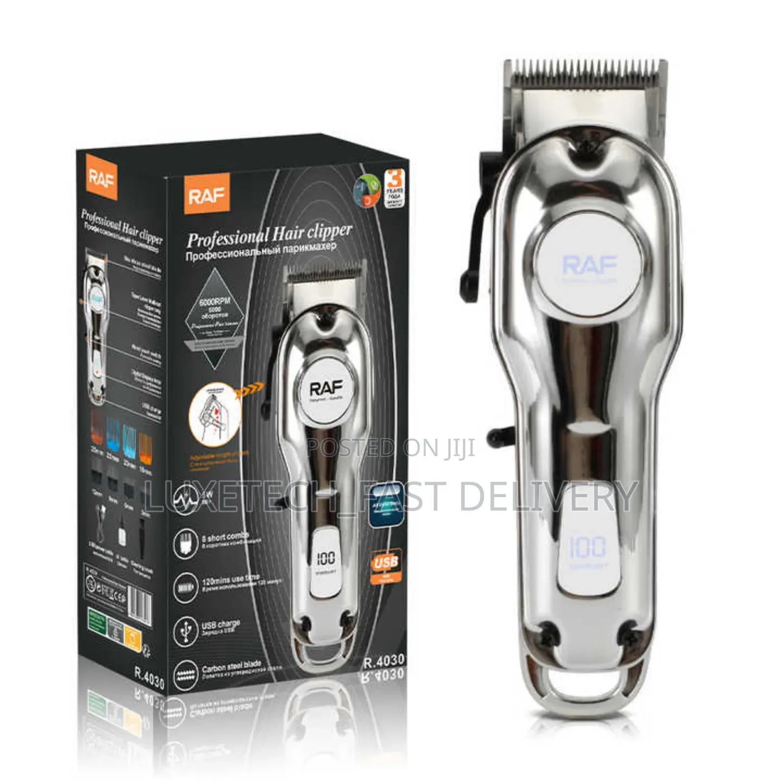 Raf Professional Cordless Hair Clipper
