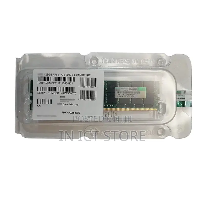 Hpe 128gb (1x128gb) Quad Rank X4 Ddr4-2933