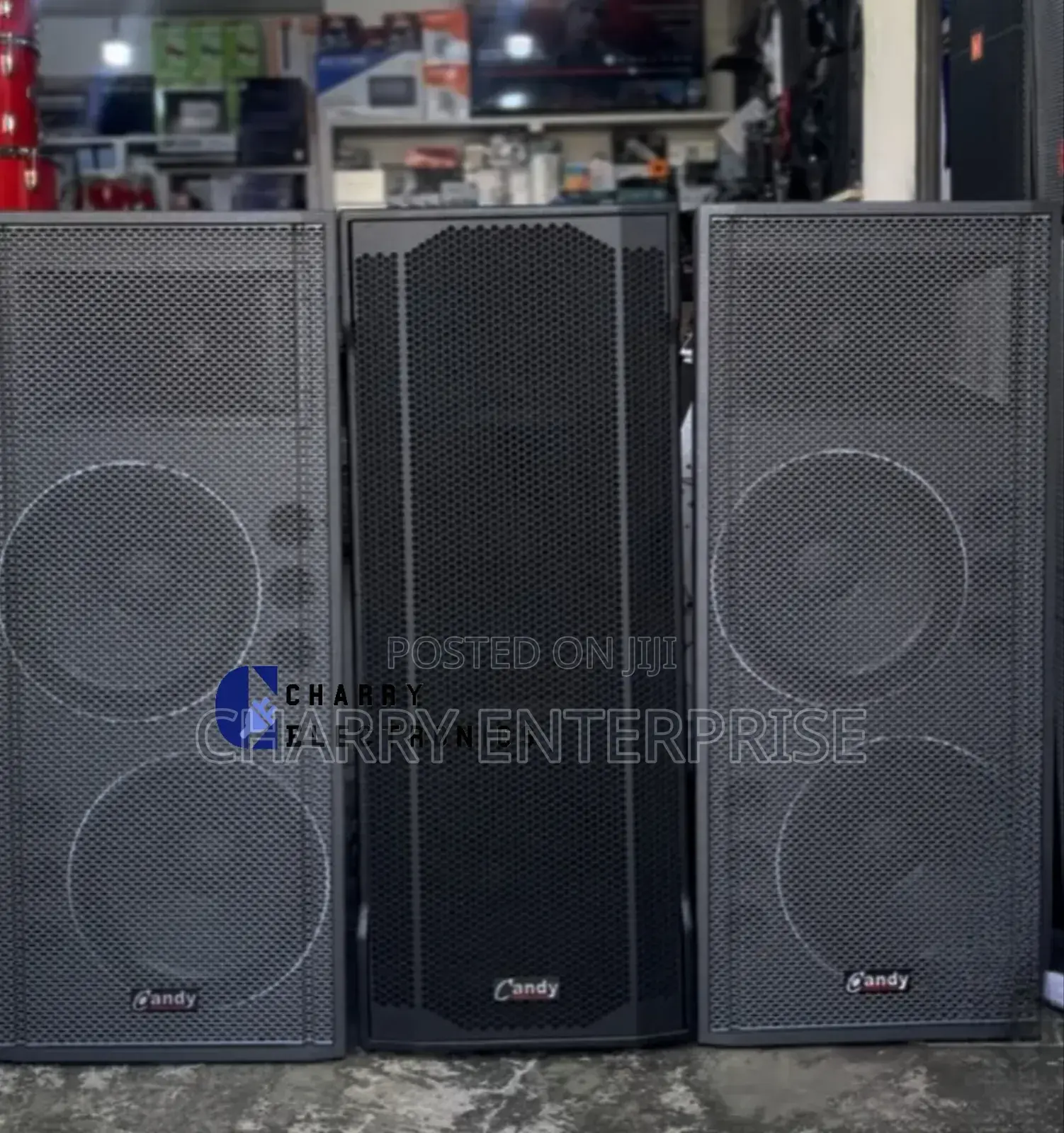 Original Candy Mid Double Speaker Zenye Mziki Bila Makelele