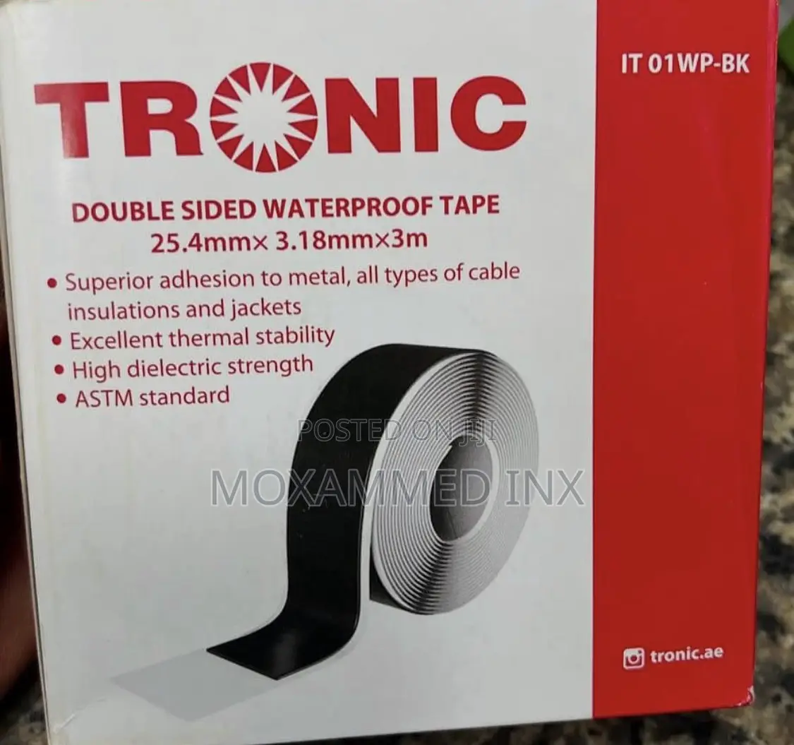 Tronic Double Sided Waterproof Tape 25.4mmx 3.18mmx3m