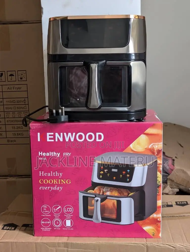 Kenwood Airfryer 10liter Kubwa Kioo