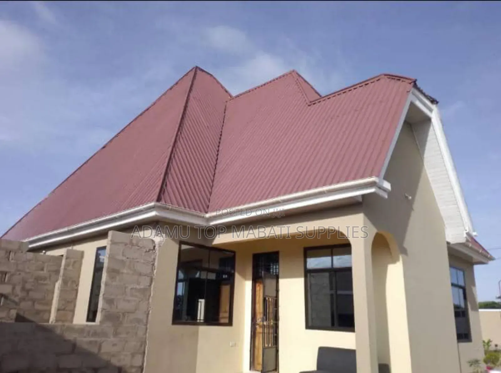 Bati Za Mgongo Mpana (Rangi Ya Brick Red)