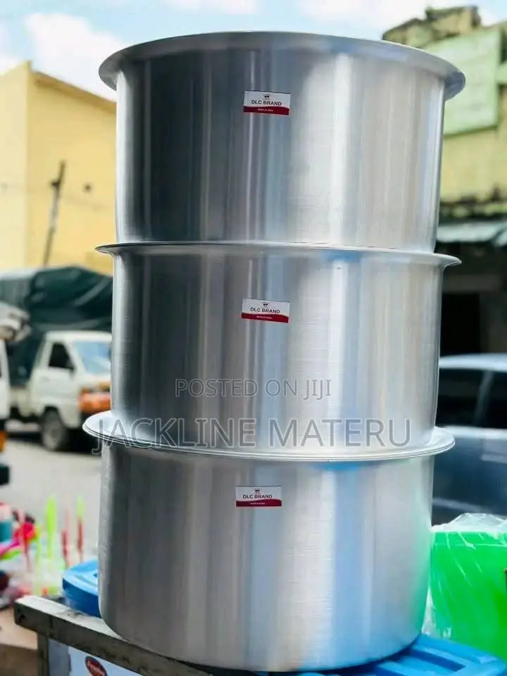 DLC Brand Sufuria Set Ya 3pcs Made in India Kubwa Kg 25