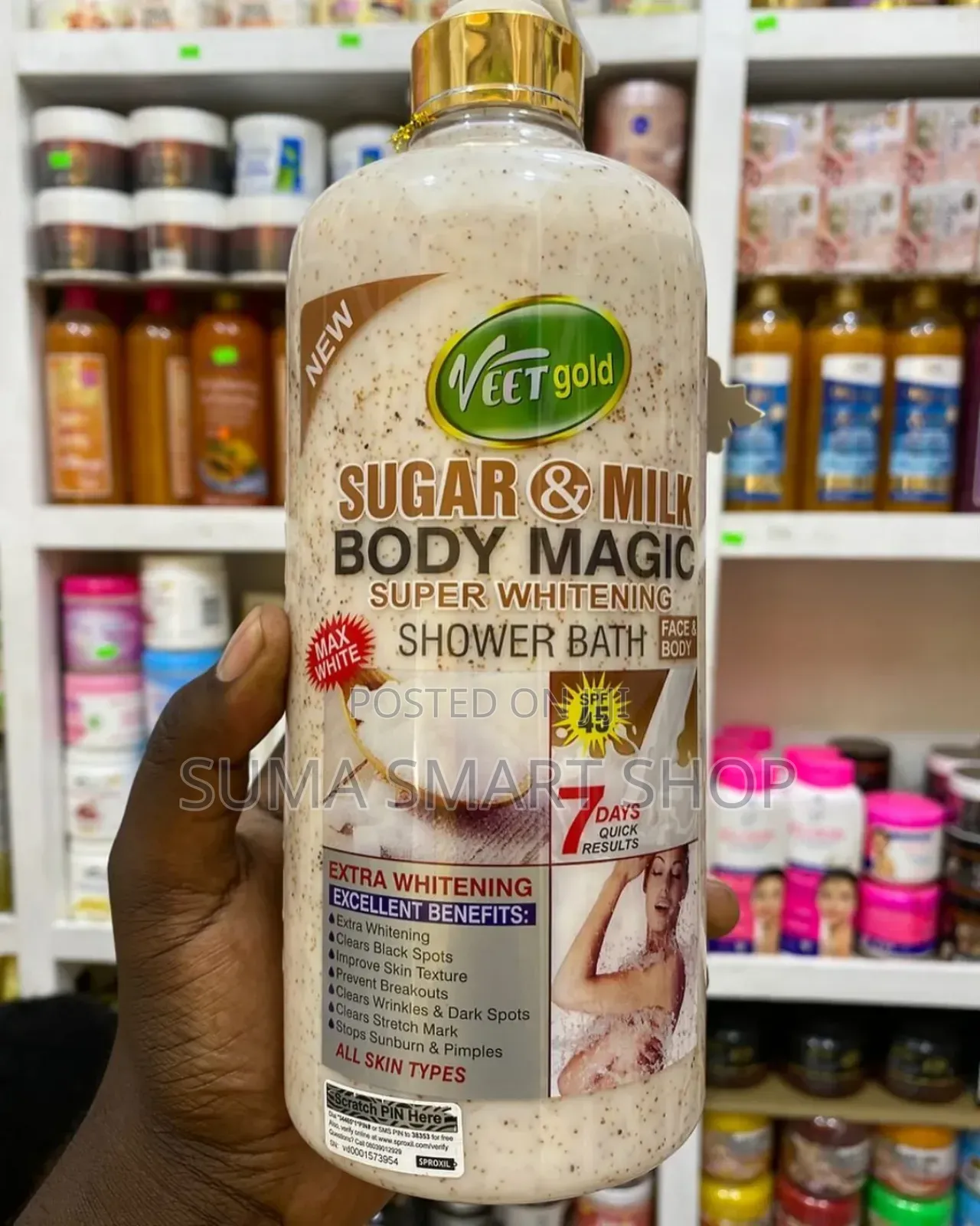 Veetgold Sugar and Milk Shower Gel