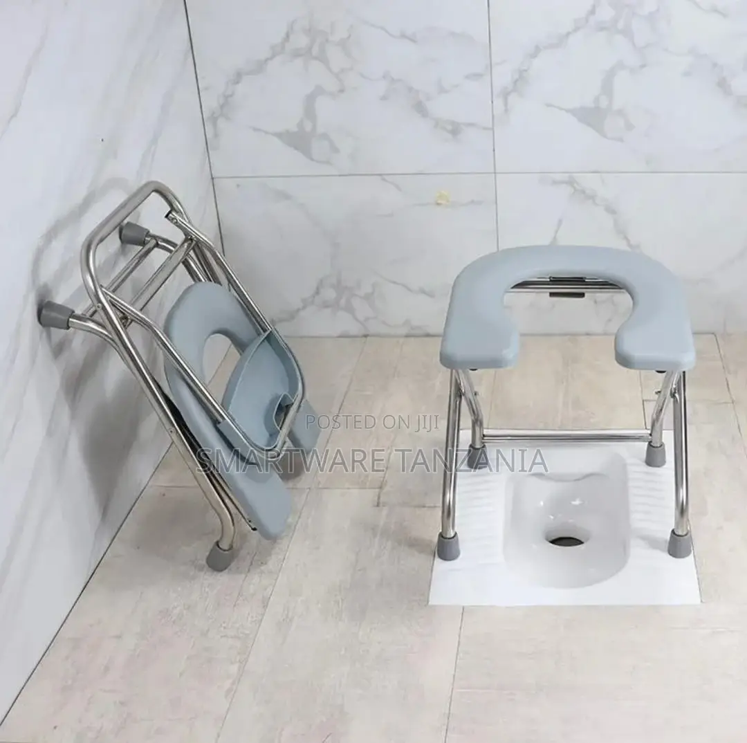 Foldable Potty Chair Elderly and Pregnant Woman Toilet Chair