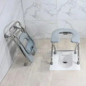 Foldable Potty Chair Elderly and Pregnant Woman Toilet Chair