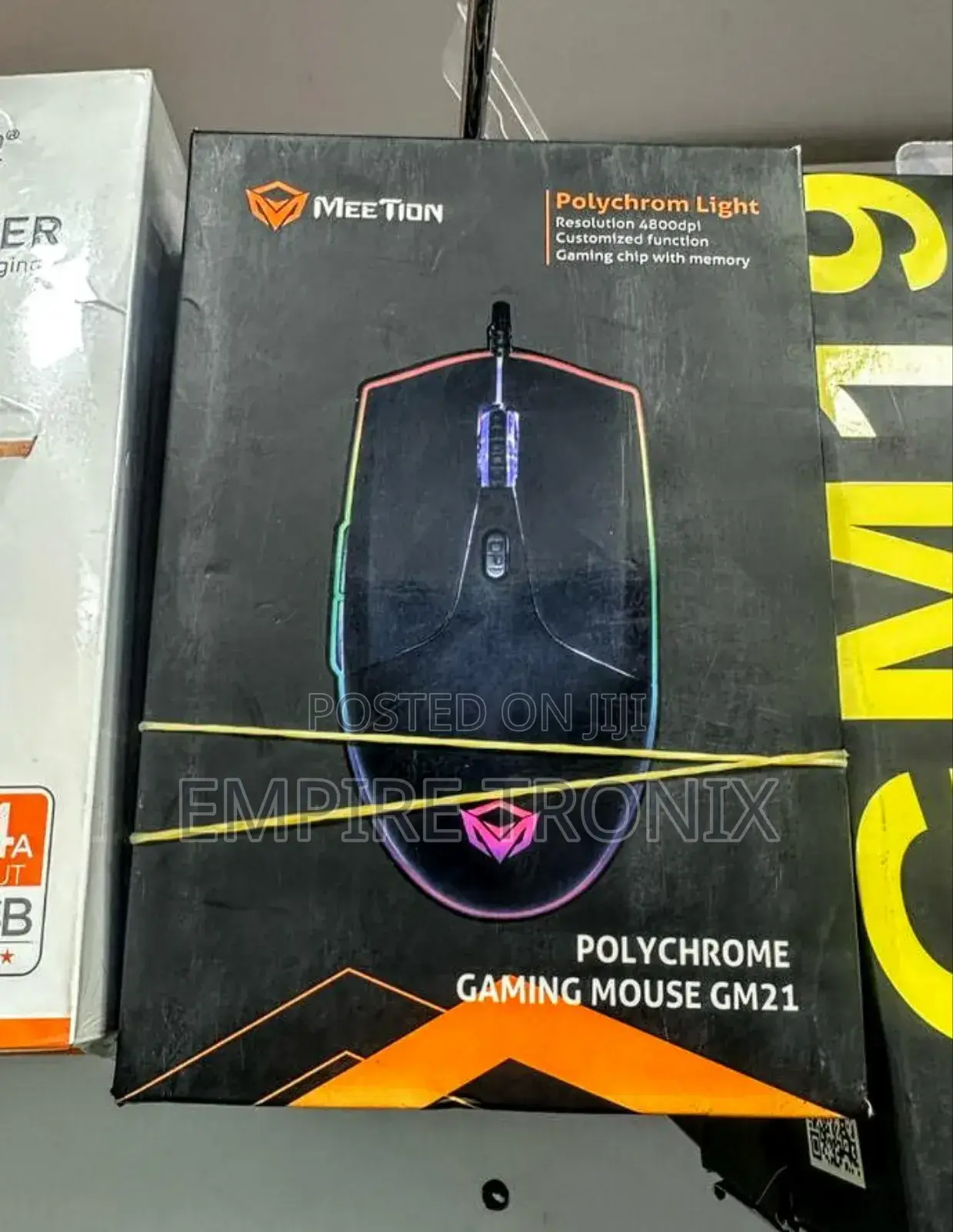 Meetion Chromatic RGB Circulation Backlit Gaming Mouse Gm21