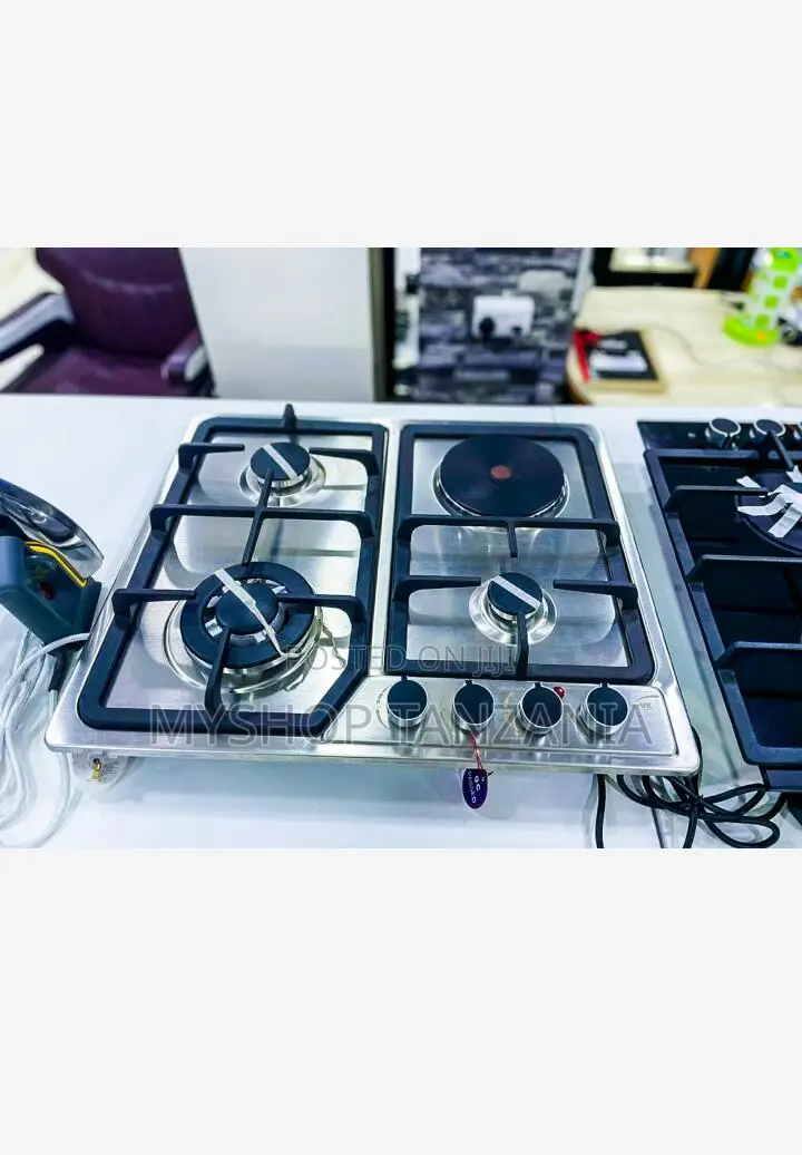 Gas Hob Ge1 3 Plates Gas,+1eletric