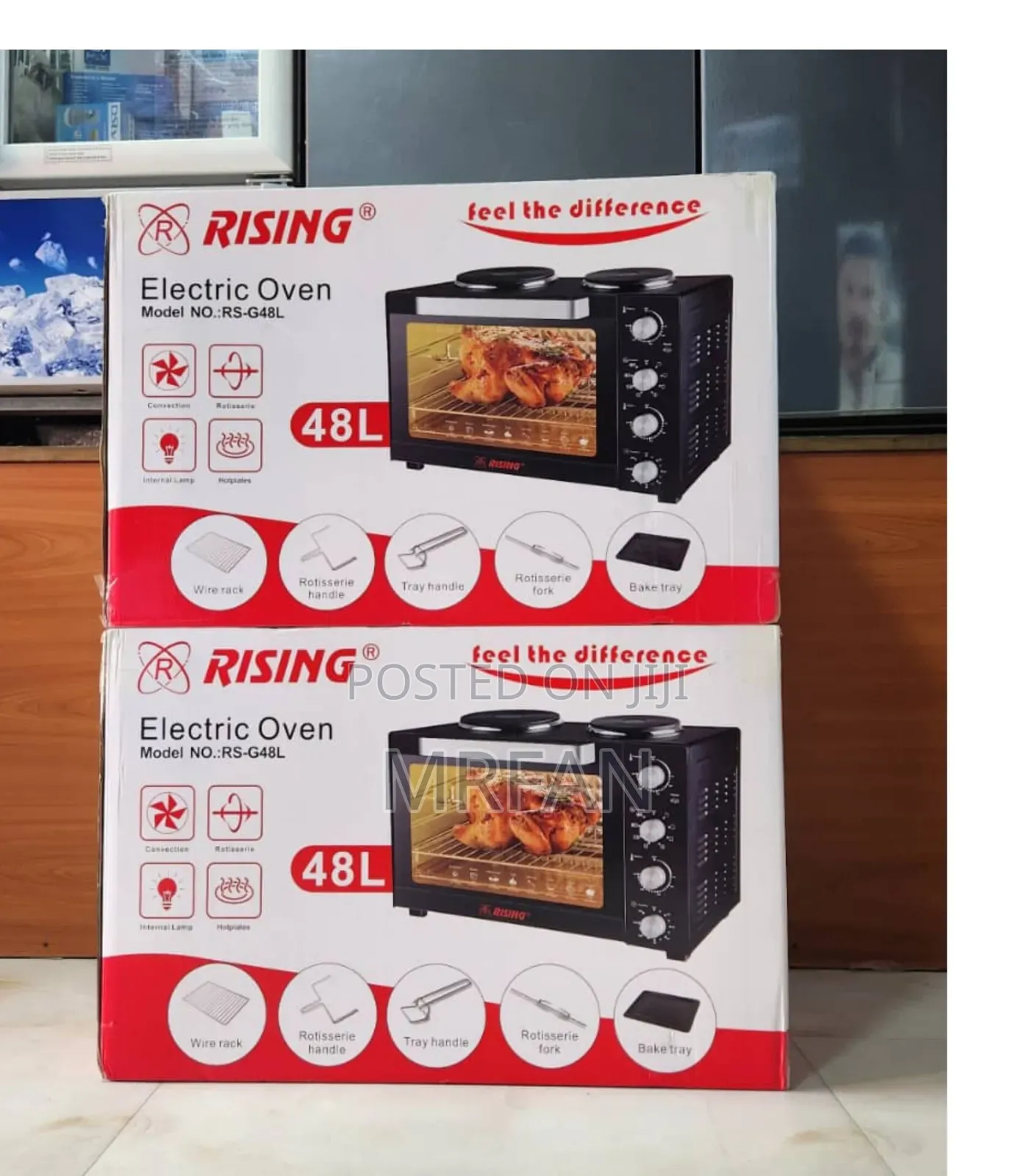 Rising Electric Ovens 48l New
