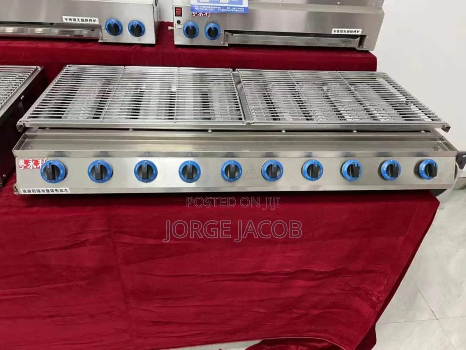 10 Burner LPG Gas Grill