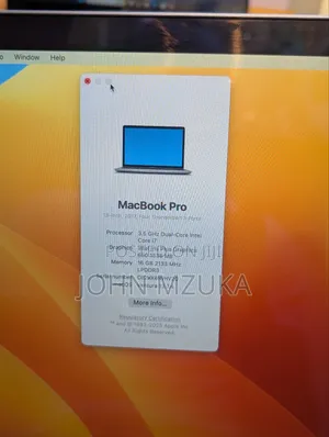 Laptop Apple MacBook Pro 2017 16GB Intel Core I7 SSD 256GB
