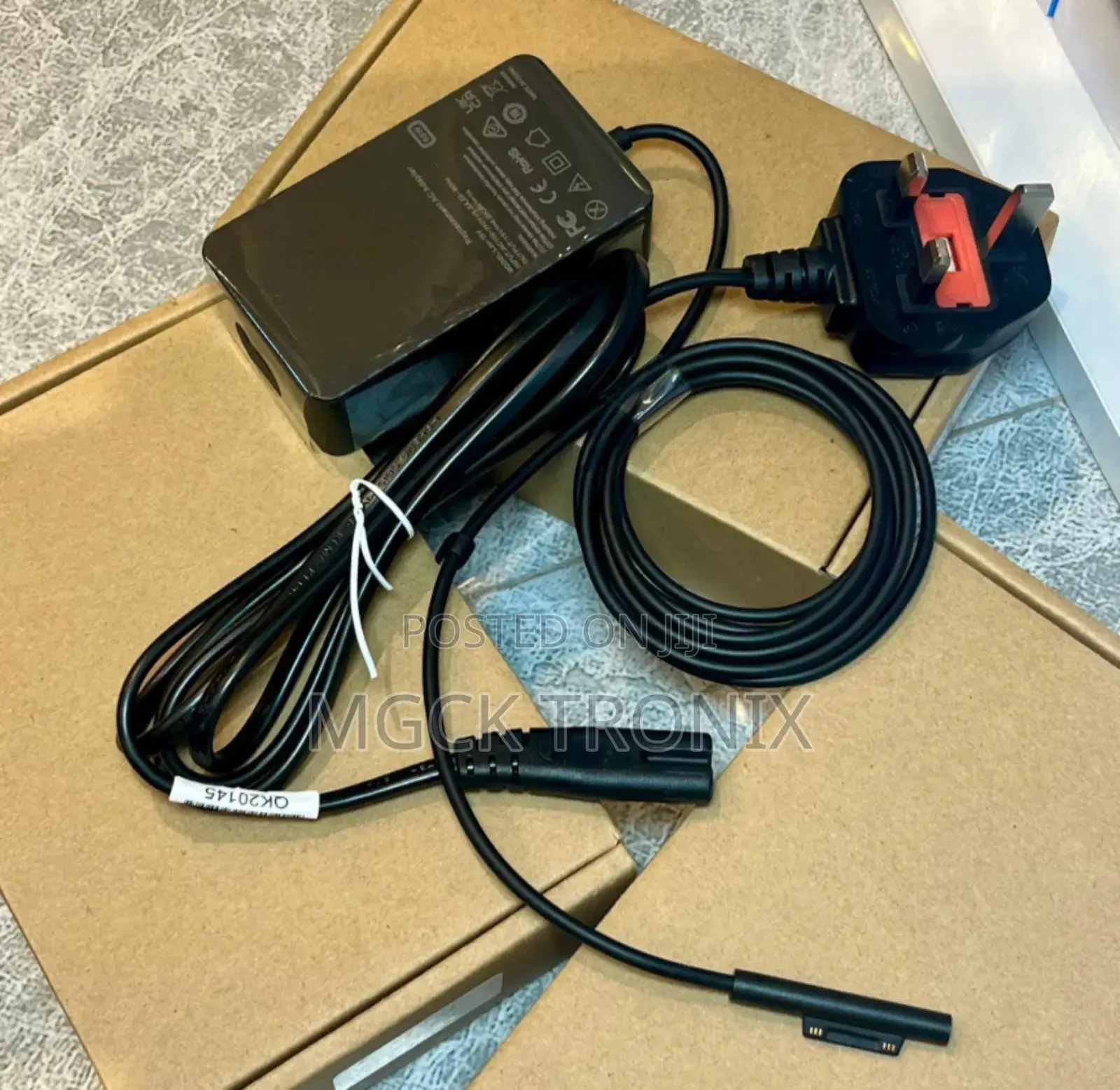 Uk Charger for Microsoft Surface.