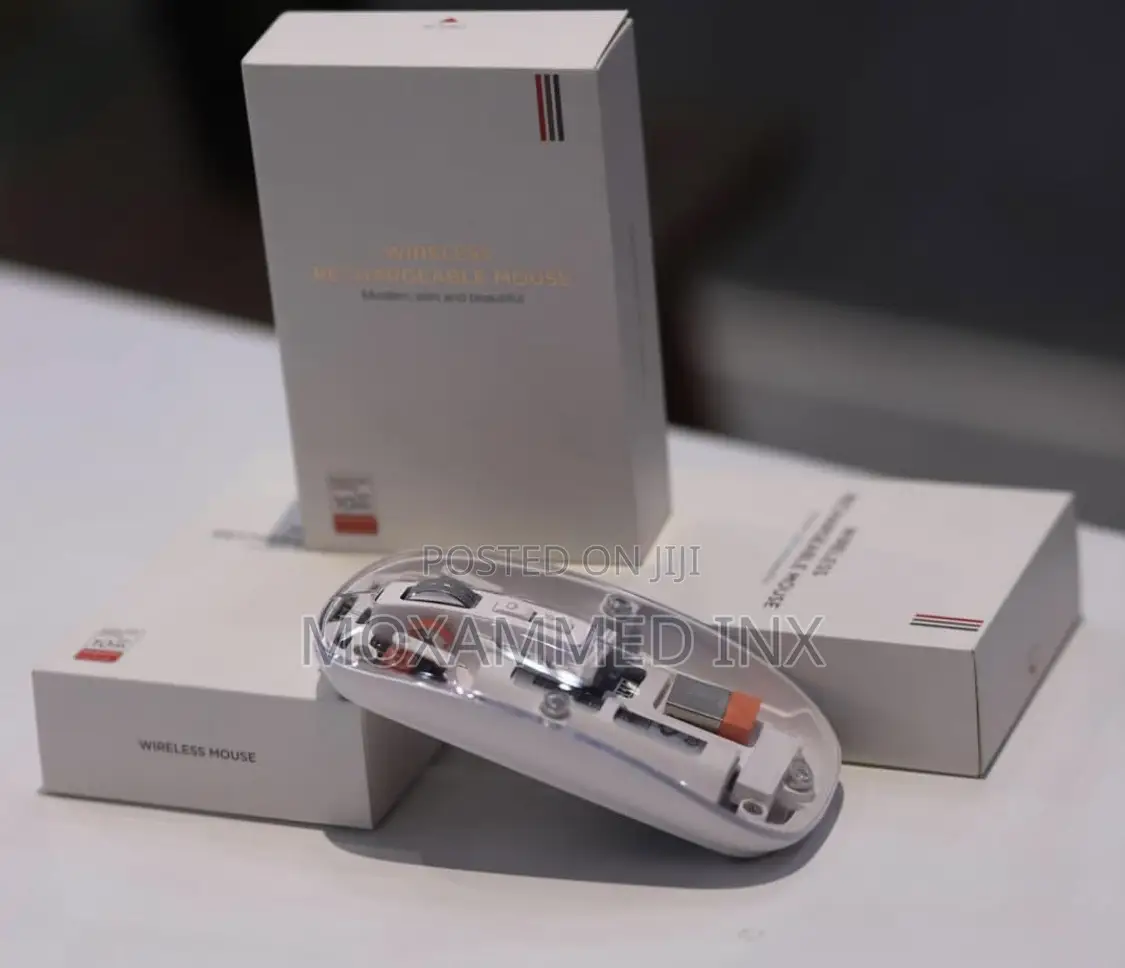 Transparent Wireless Bluetooth Rechargeable Mouse