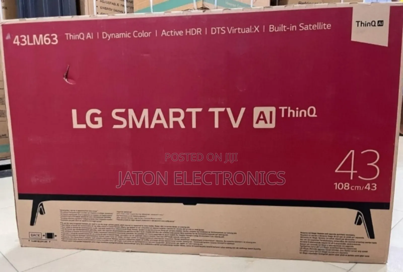 *Lg Inch 43 (43lm63) Smart Tv Full Hd