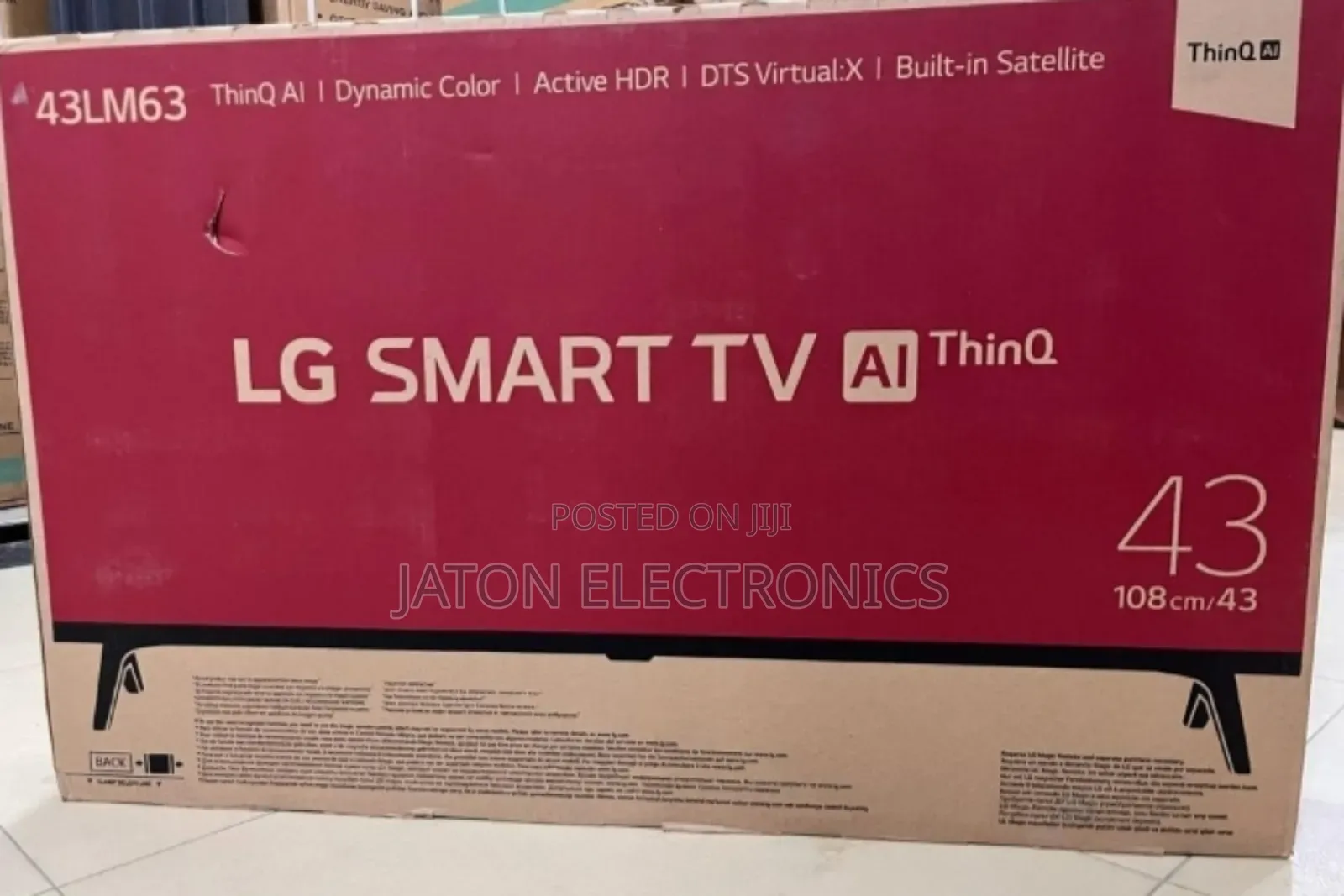 *Lg Inch 43 (43lm63) Smart Tv Full Hd