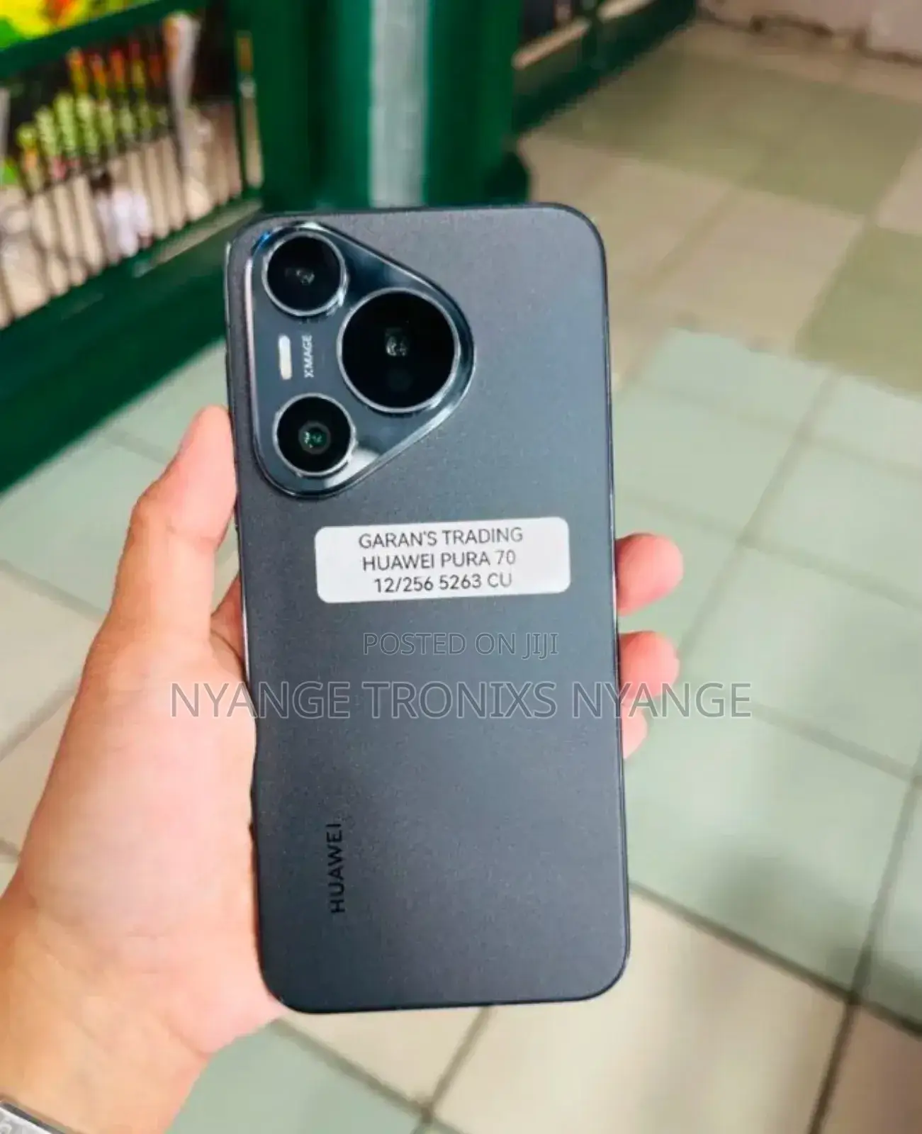 New Huawei Pura 70 256 GB Black