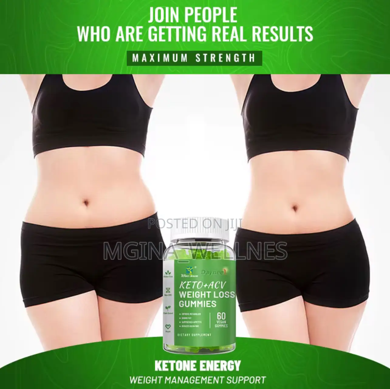 Daynee Keto + Acv Weight Loss Gummies