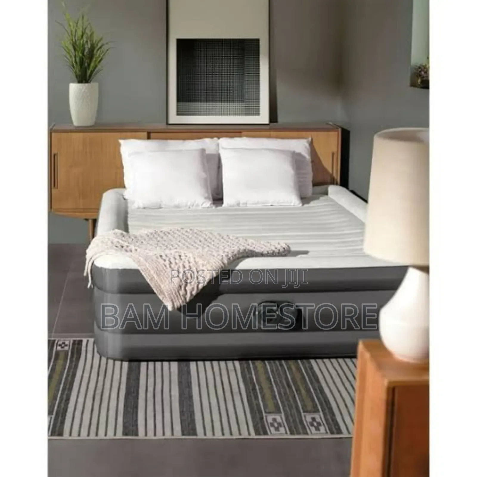 Airbed With Raised Pillow Rest(5*6 Nchi 16.5)