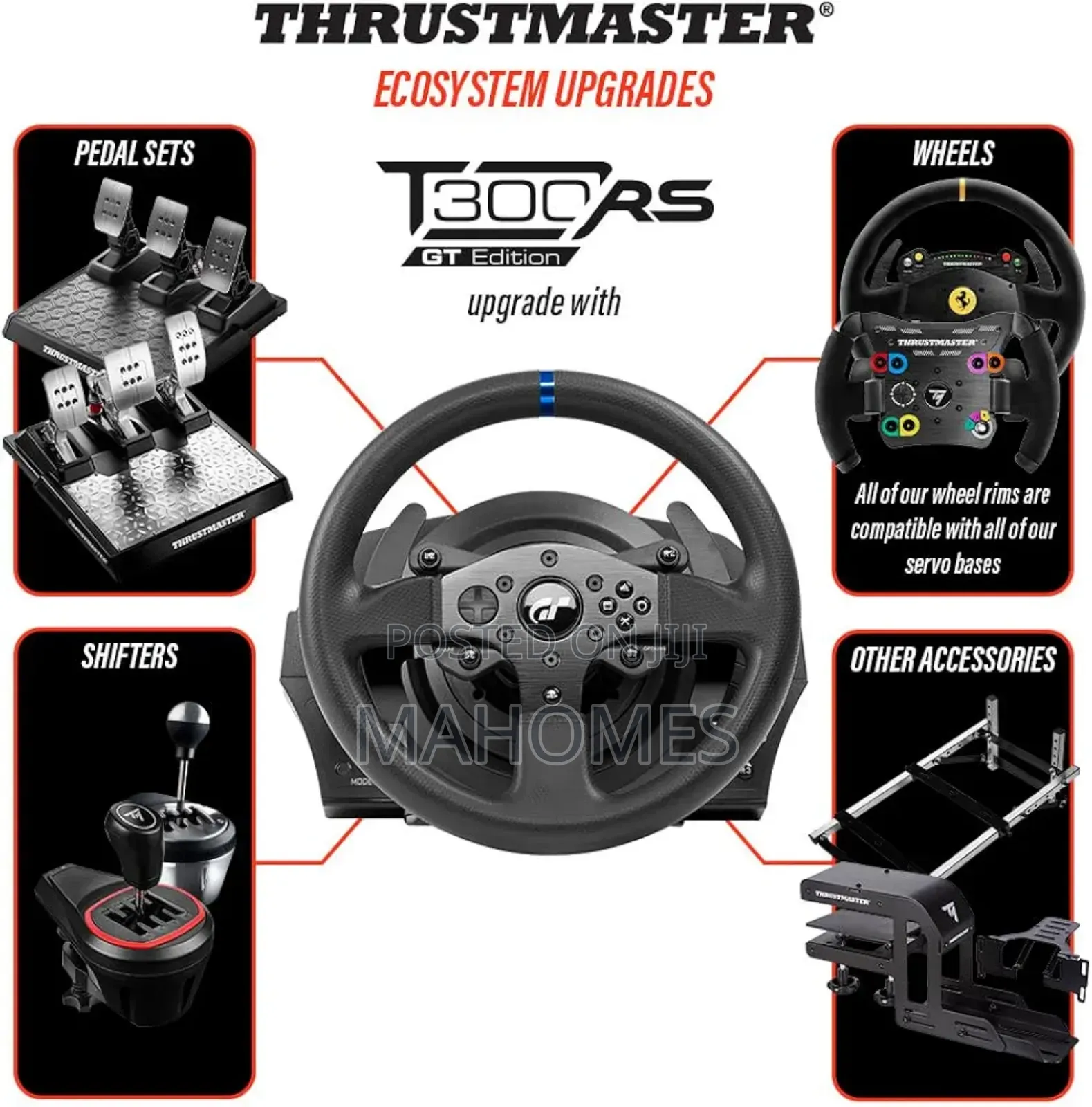Playstation Thrustmaster T3000rs Force Gt Racing Wheel