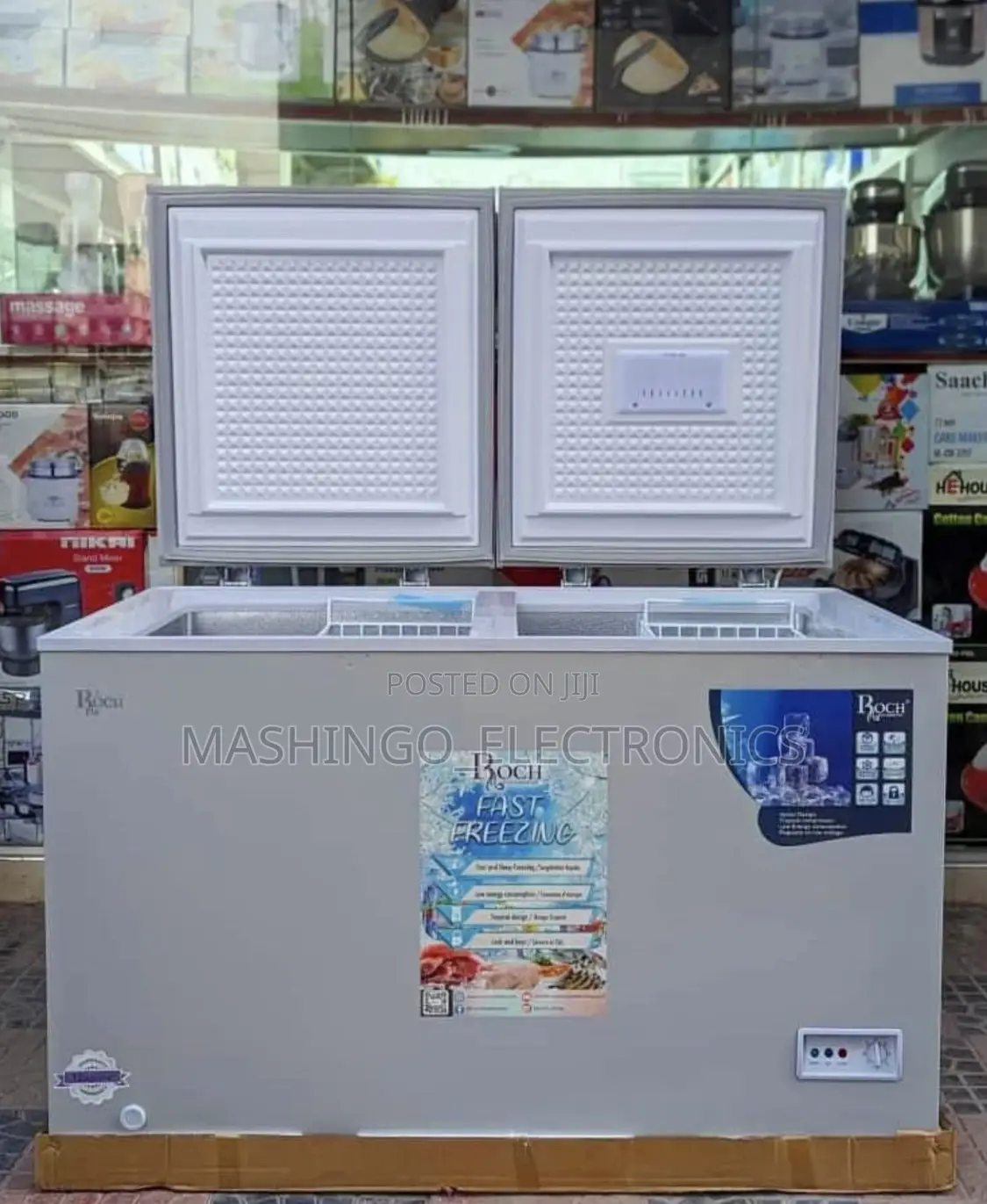 Roch Freezer Liter-420 (Kubwa 2 Doors)