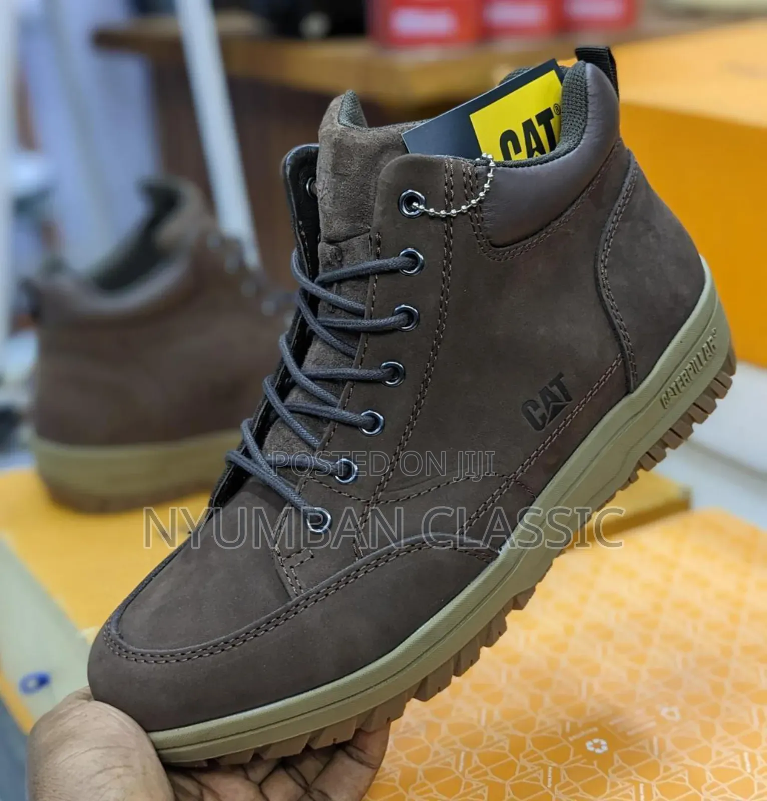 High Caterpillar Boots Shoes