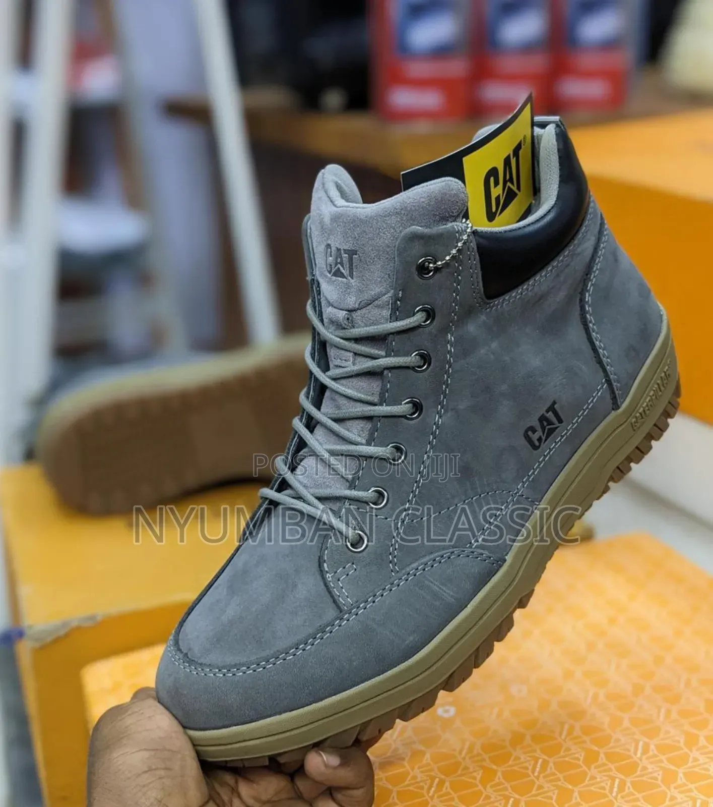 High Caterpillar Boots Shoes