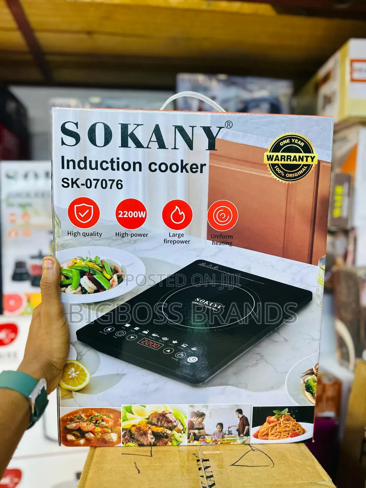 Sokany Induction Cooker 2200 Watts Sk 07076