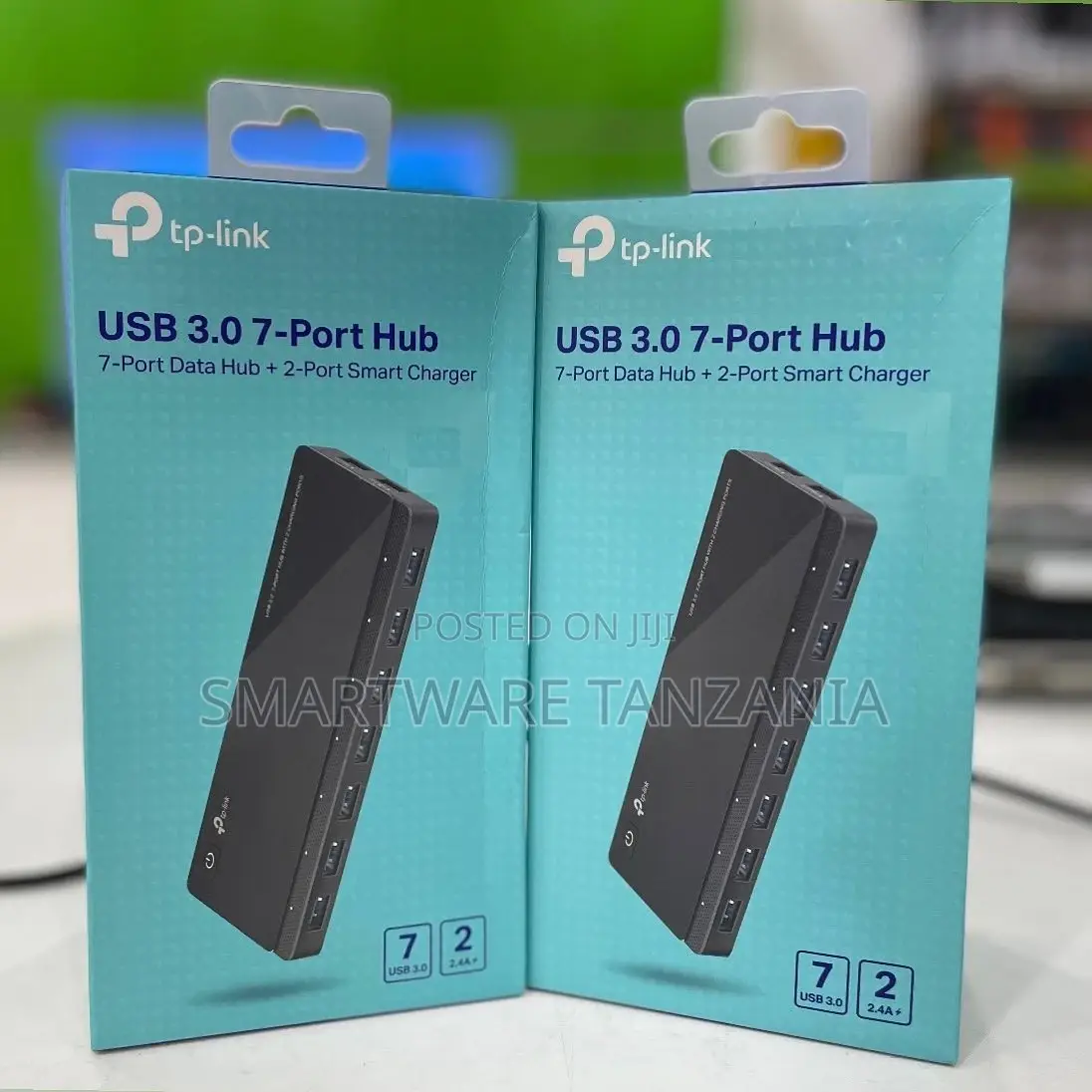Usb 3.0 7-port Hub With 2 Charging Ports