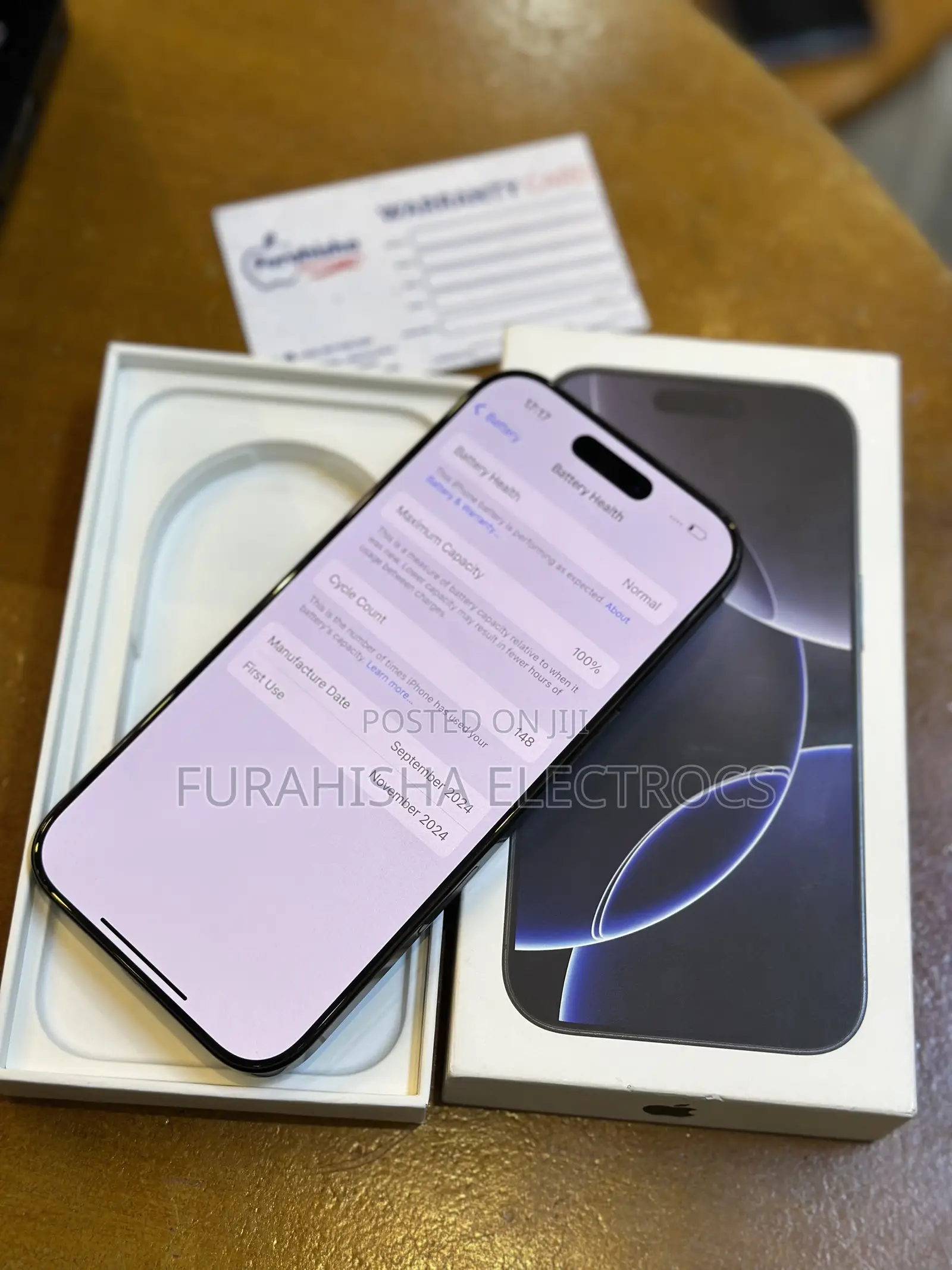 New Apple iPhone 16 Pro 256 GB Black