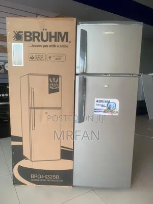 Brühm Double Door Refrigerator 208l New