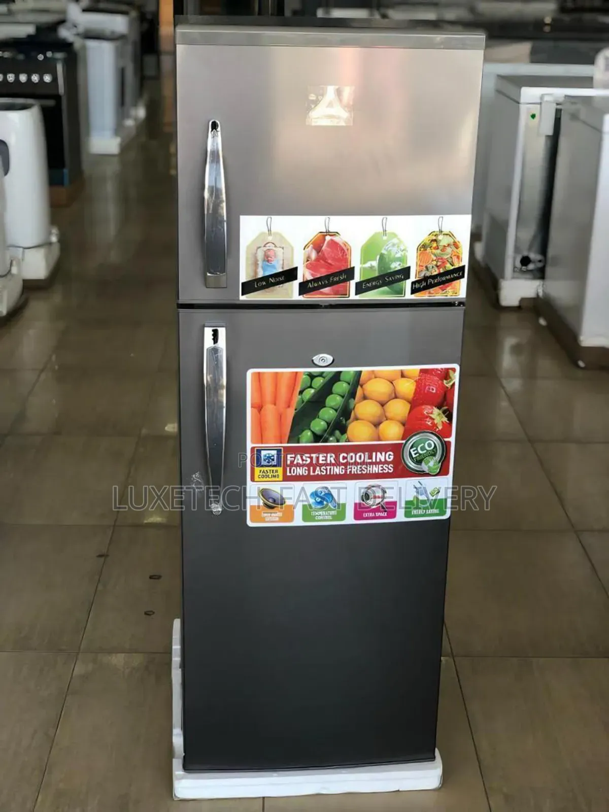 Delta Double-Door Fridge 138l