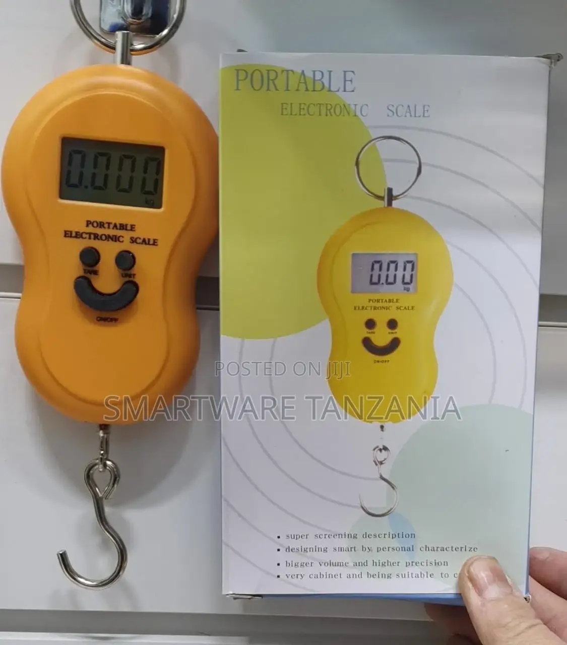 Electronic Digital Hanging Hook Luggage Scale With Display