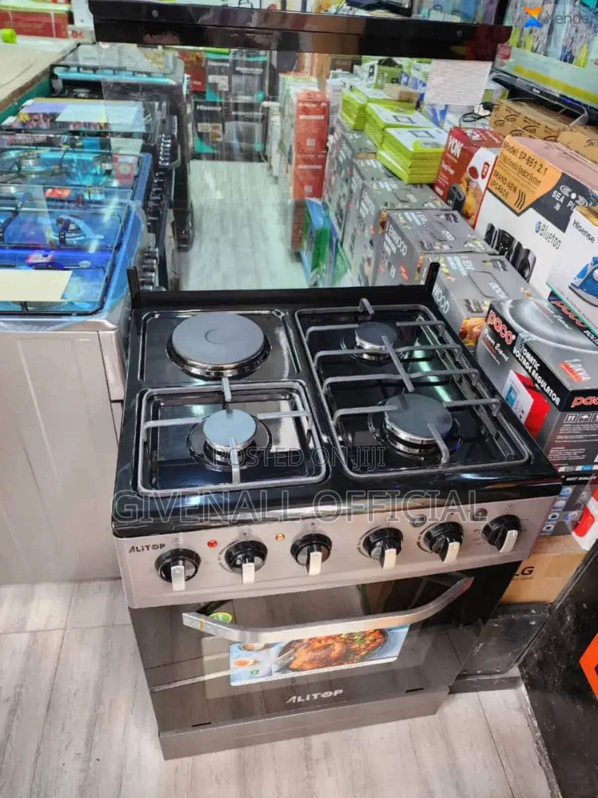 Ofa Ofa = Alitop Jiko La Oven Size60x60 Imara Warranty Mwaka
