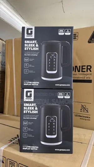 Geepas Digital Display Smart Kettle 1.7l