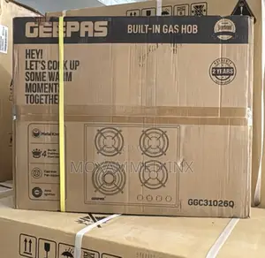 Geepas Built In Stainless Steel Gas Stove 4burners