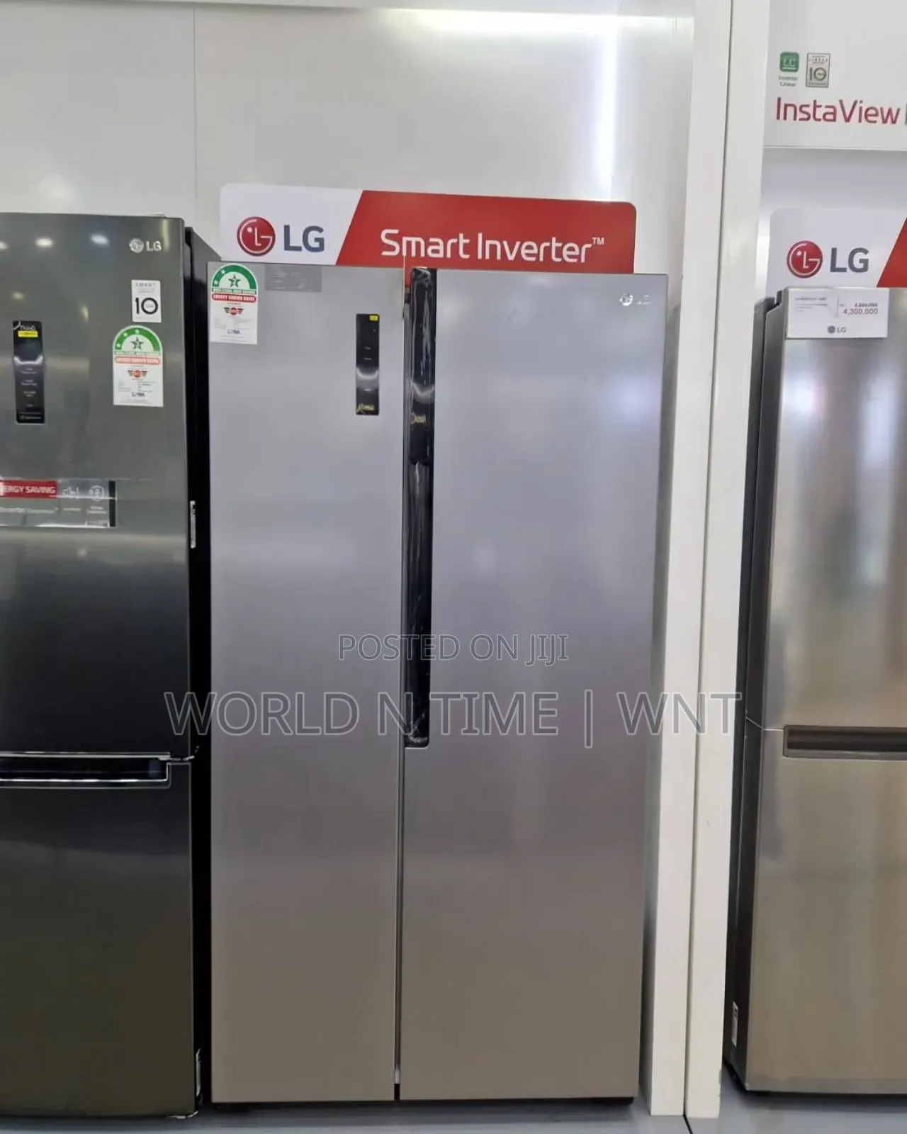 Lg 519l Side by Side Refrigerator - Gcfb507pqam