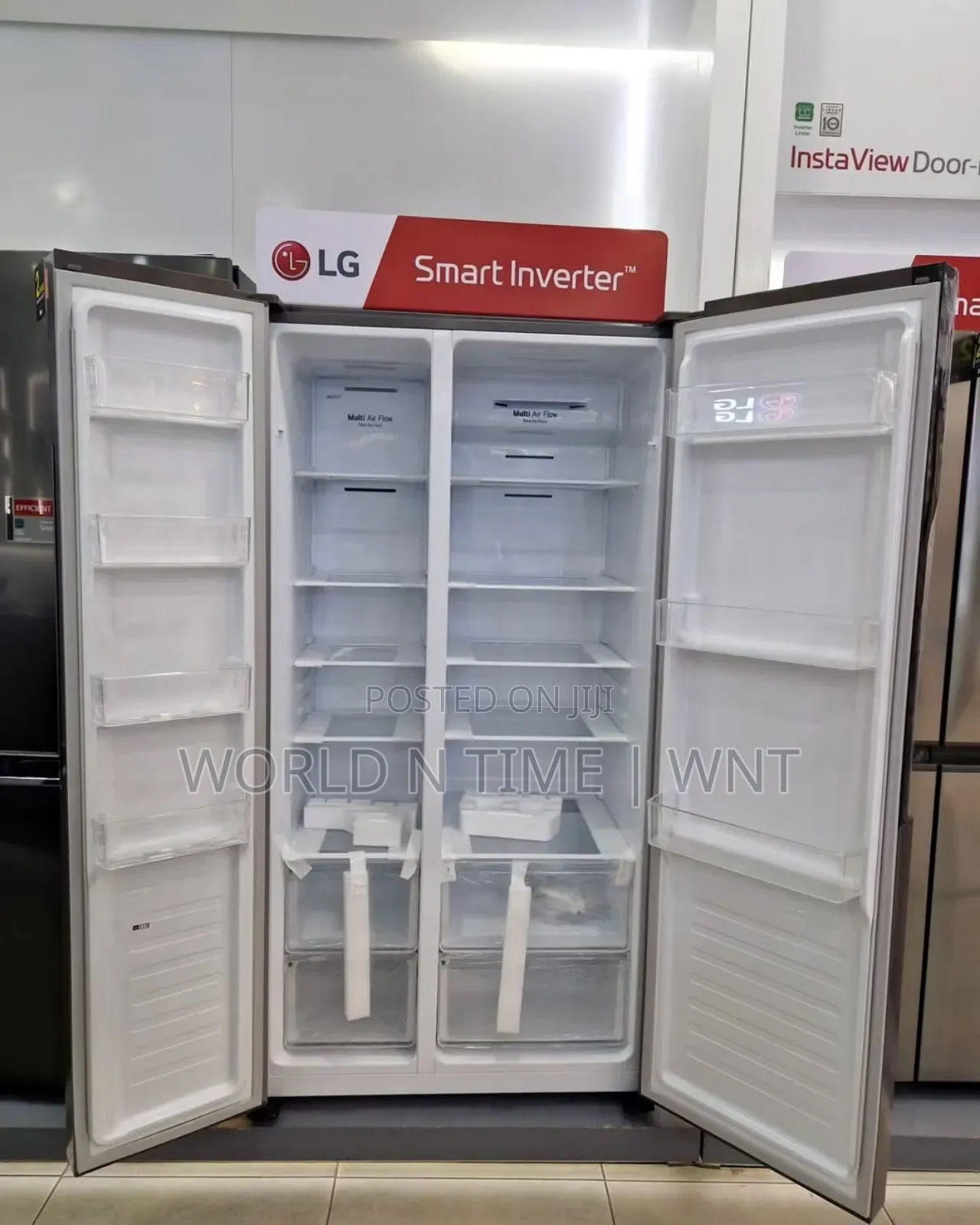 Lg 519l Side by Side Refrigerator - Gcfb507pqam