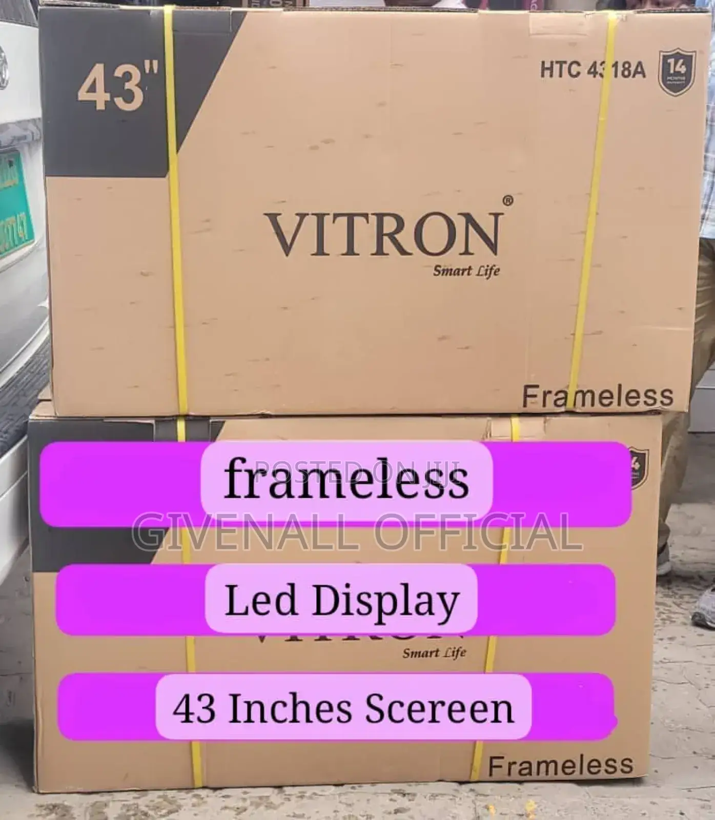 Ofa Ofa = Vitron Tv Nchi 43 Smart Imara Sana Warranty Mwaka