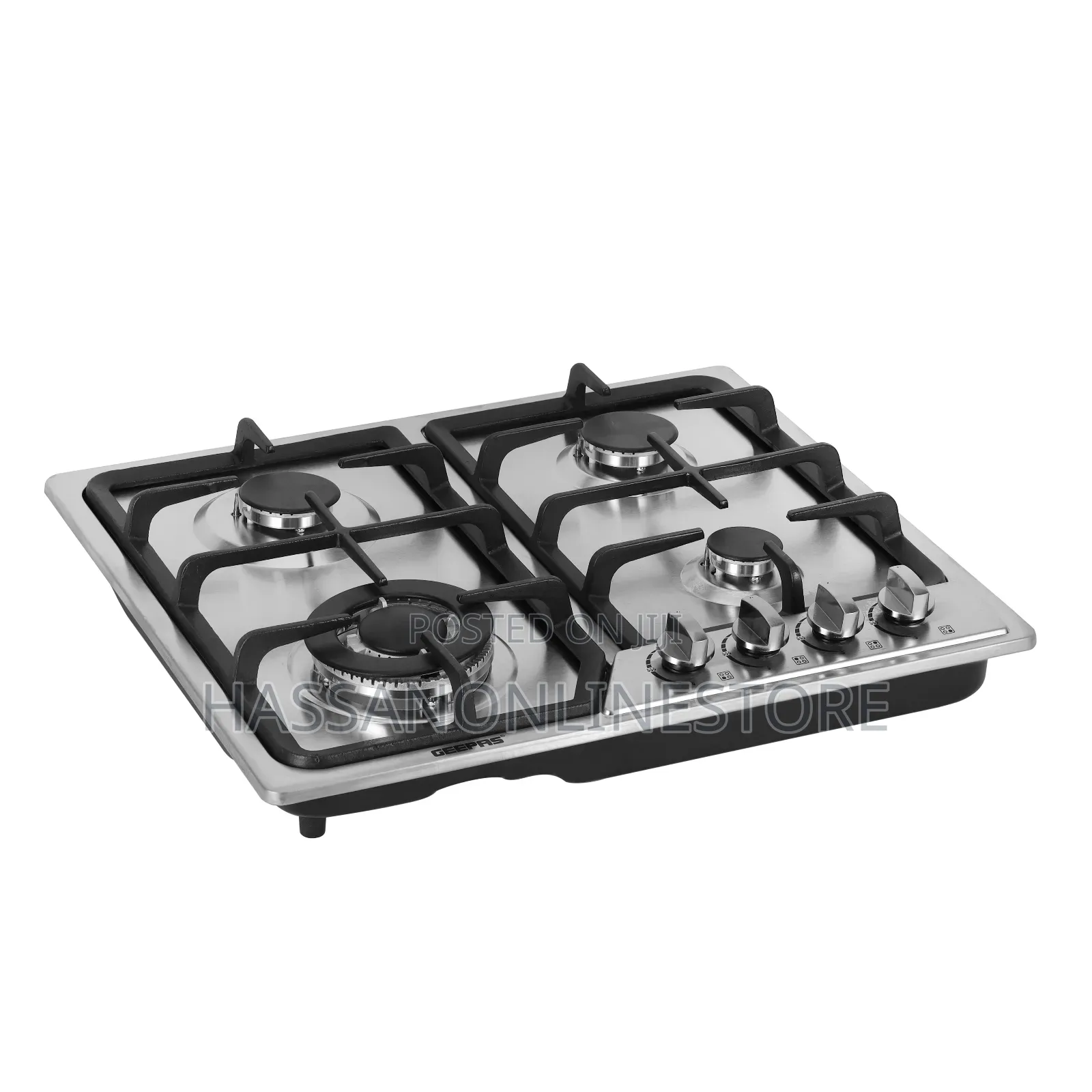 Geepas Built-in Stainless Steel Gas Hob 4 Burner Ggc31051ffd