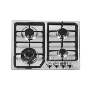 Geepas Built-in Stainless Steel Gas Hob 4 Burner Ggc31051ffd