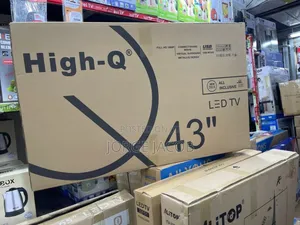 High Q 43"Smart Frameless Flat Screen Tv