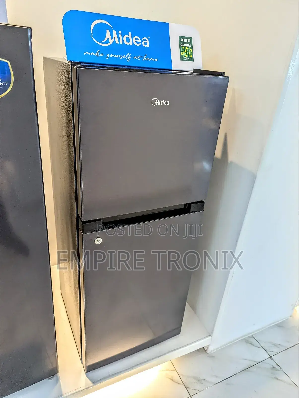 Midea 128ltr Double Door Top Mount Fridge Mdrt187fgg28