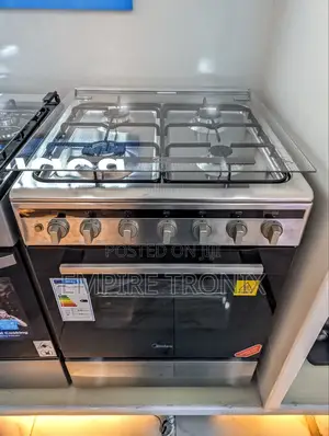 Midea 60x60 4-Gas Burner Electric Oven (Mfo24d-Ms4gss)