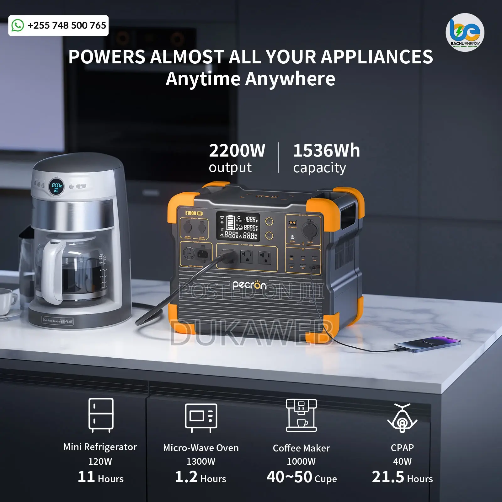 Pecron 1200w Power Station