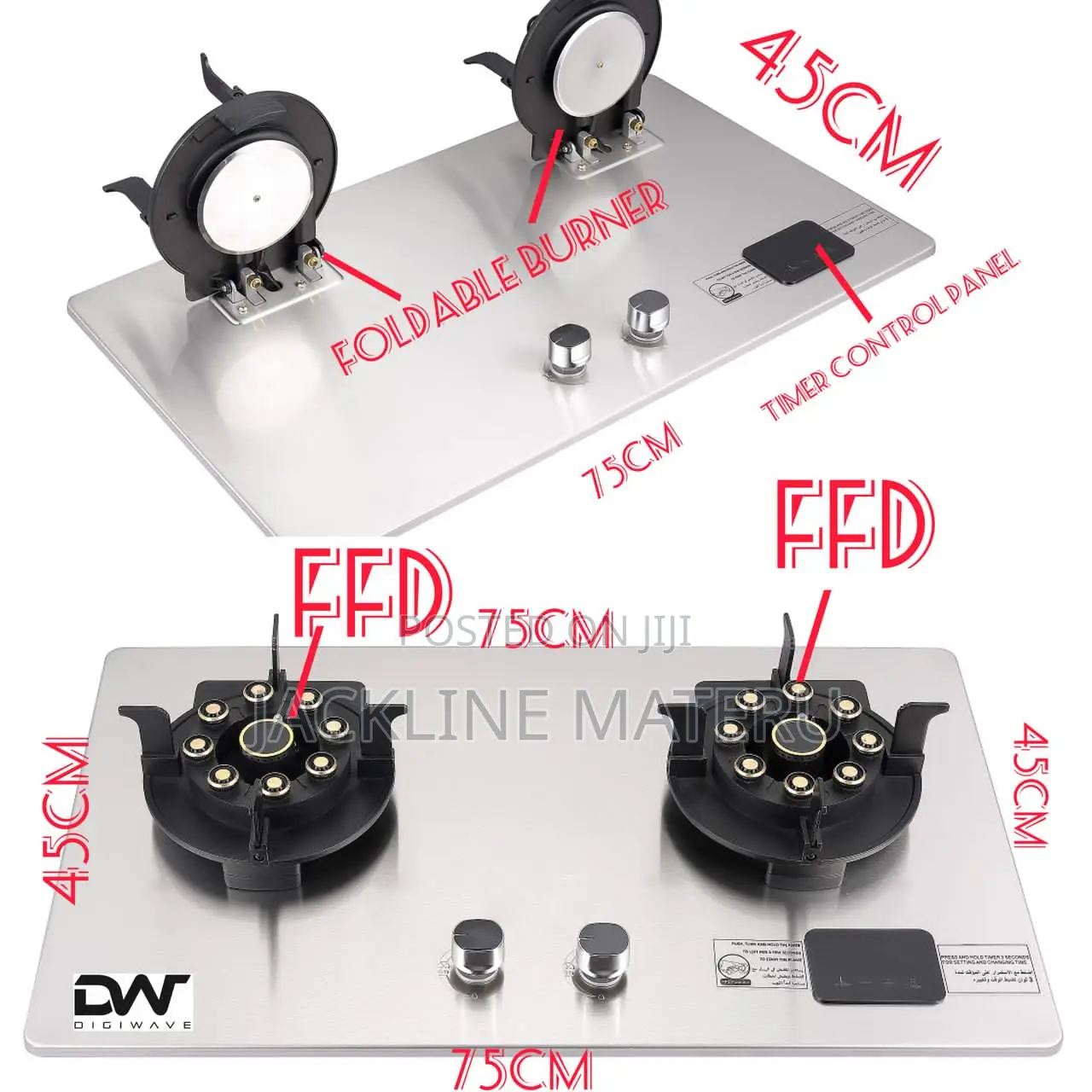 Digiwave Foldable 2 Burner