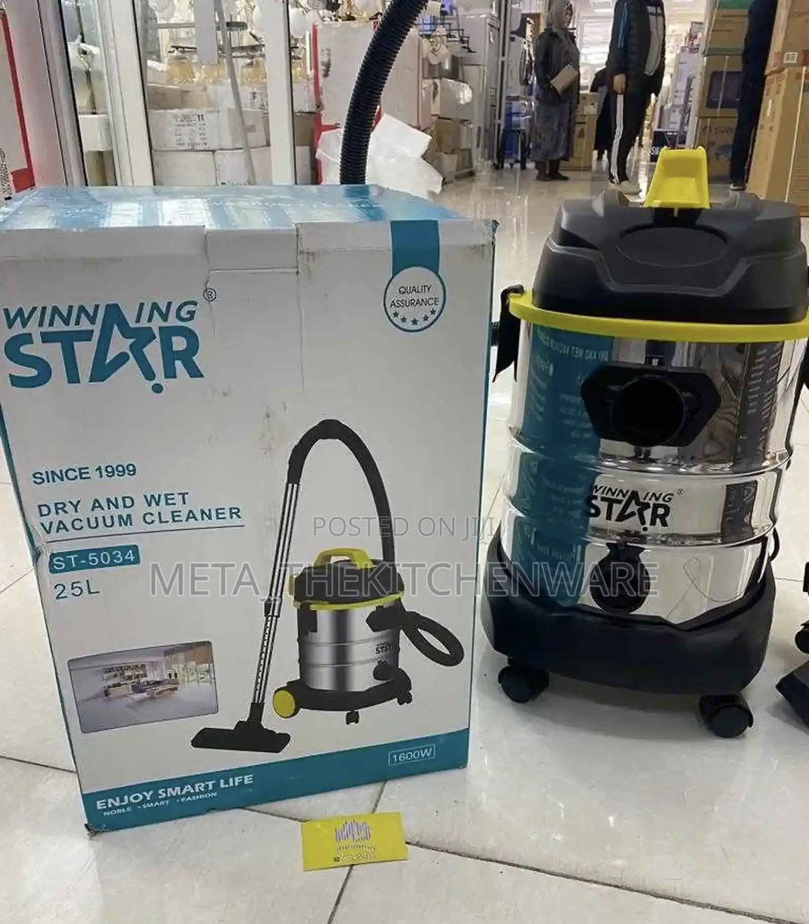 Winning Star Vacuum Cleaner (Wet and Dry) 25l