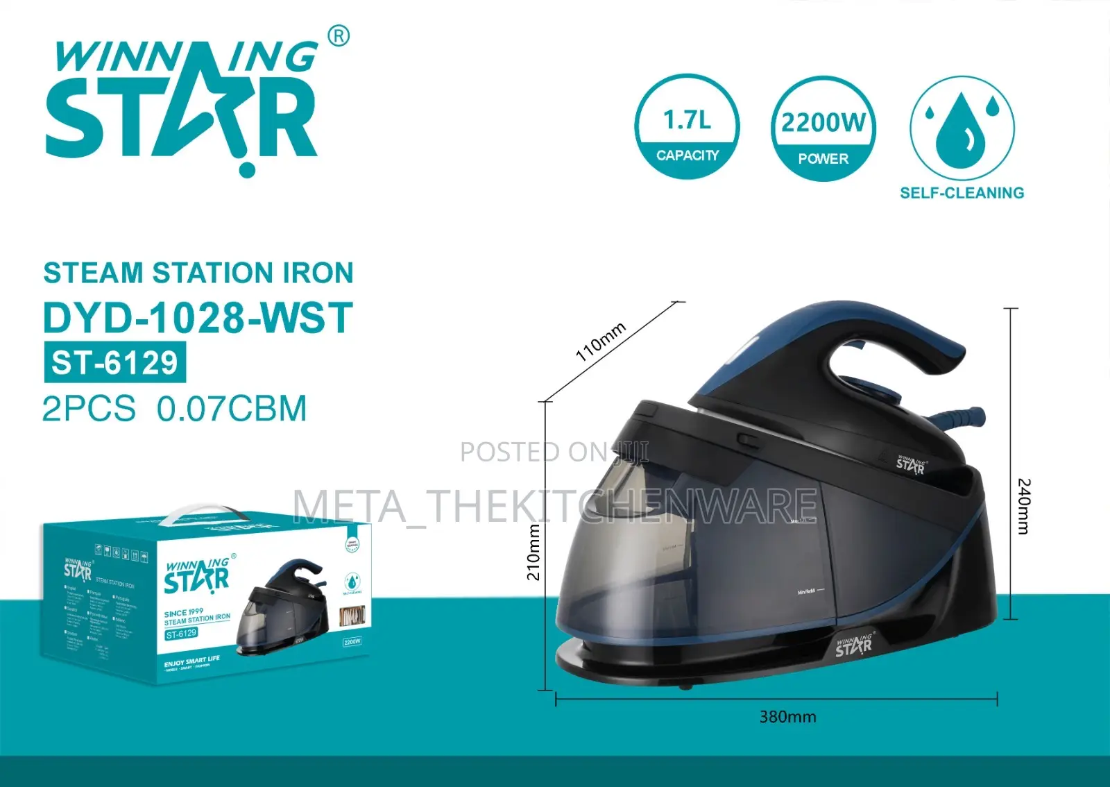 Winning Star Steam Station Iron