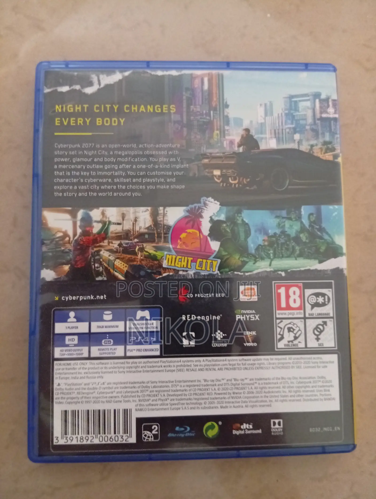 Cyberpunk 2077 Ps4 for Sale