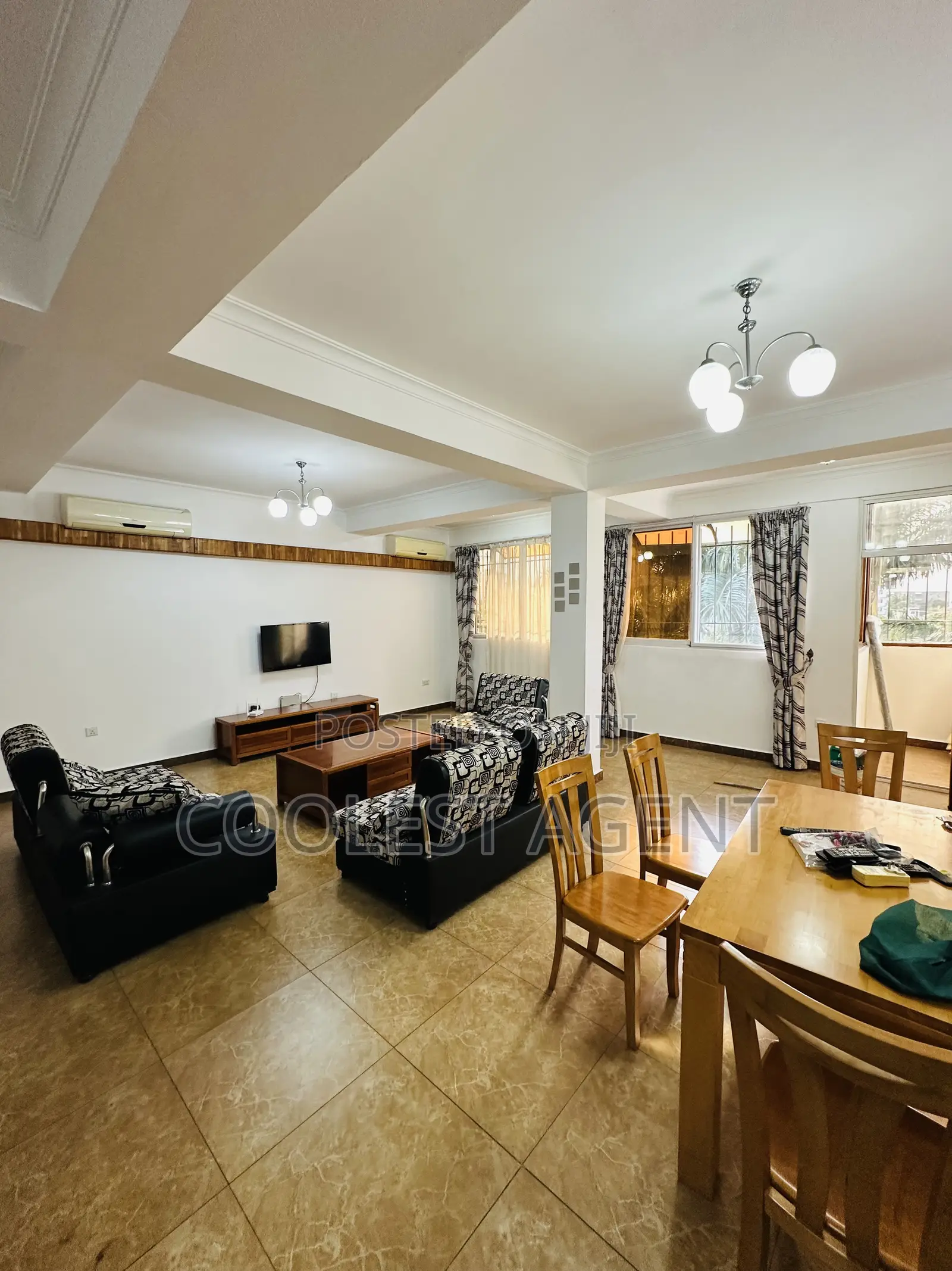 Furnished 3bdrm Apartment in Msasani, Kinondoni for rent