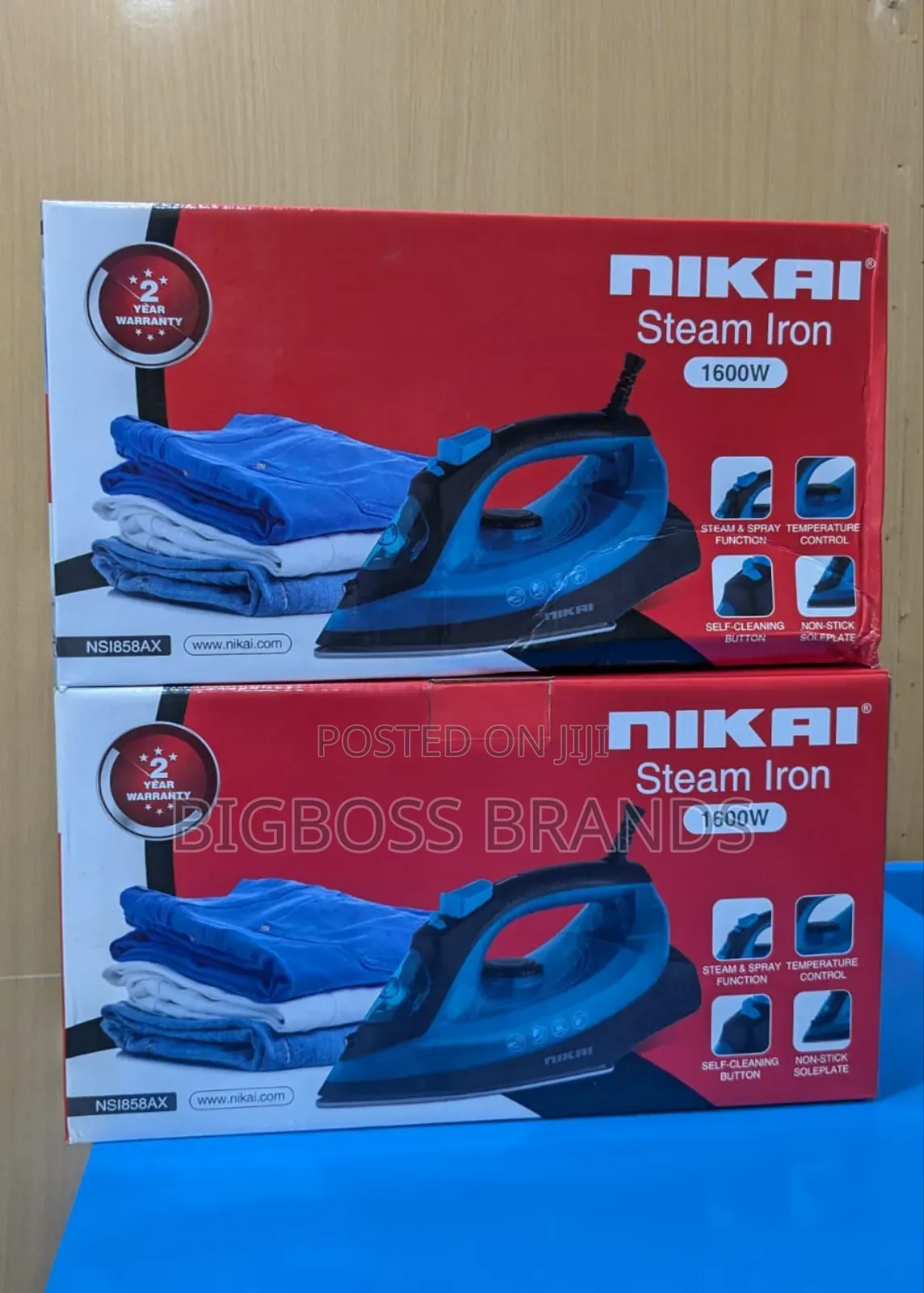Nikai Steam Iron Pasi Ya Maji